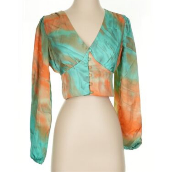 Milk & Honey Boho Cropped Blouse - Picture 7 of 7